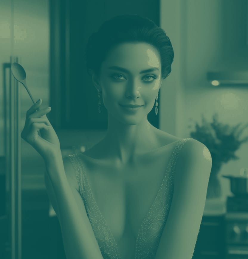 Woman smiling
